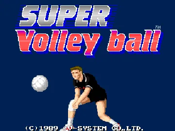 Super Volleyball (Japan) screen shot title